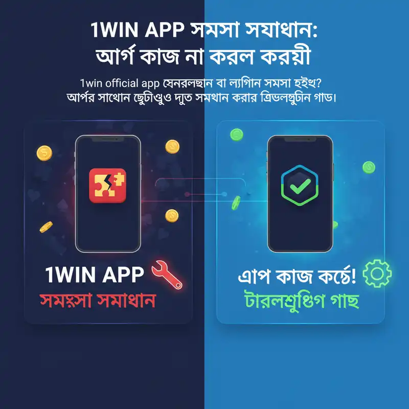1win official app ট্রাবলশুটিং গাইড